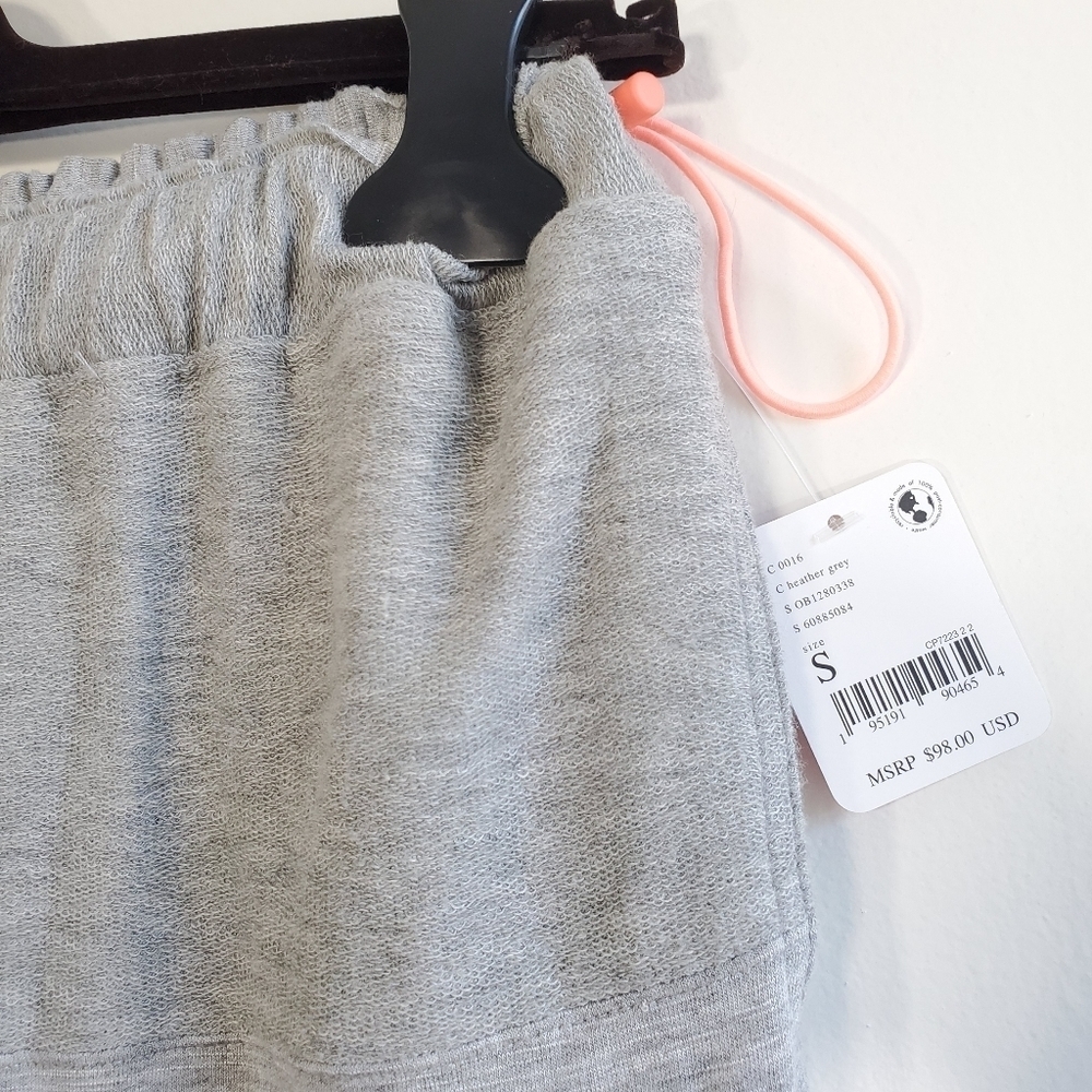 New Free People Movement Surfside Joggers In Heather Grey NWT Size Small - Picture 10 of 15